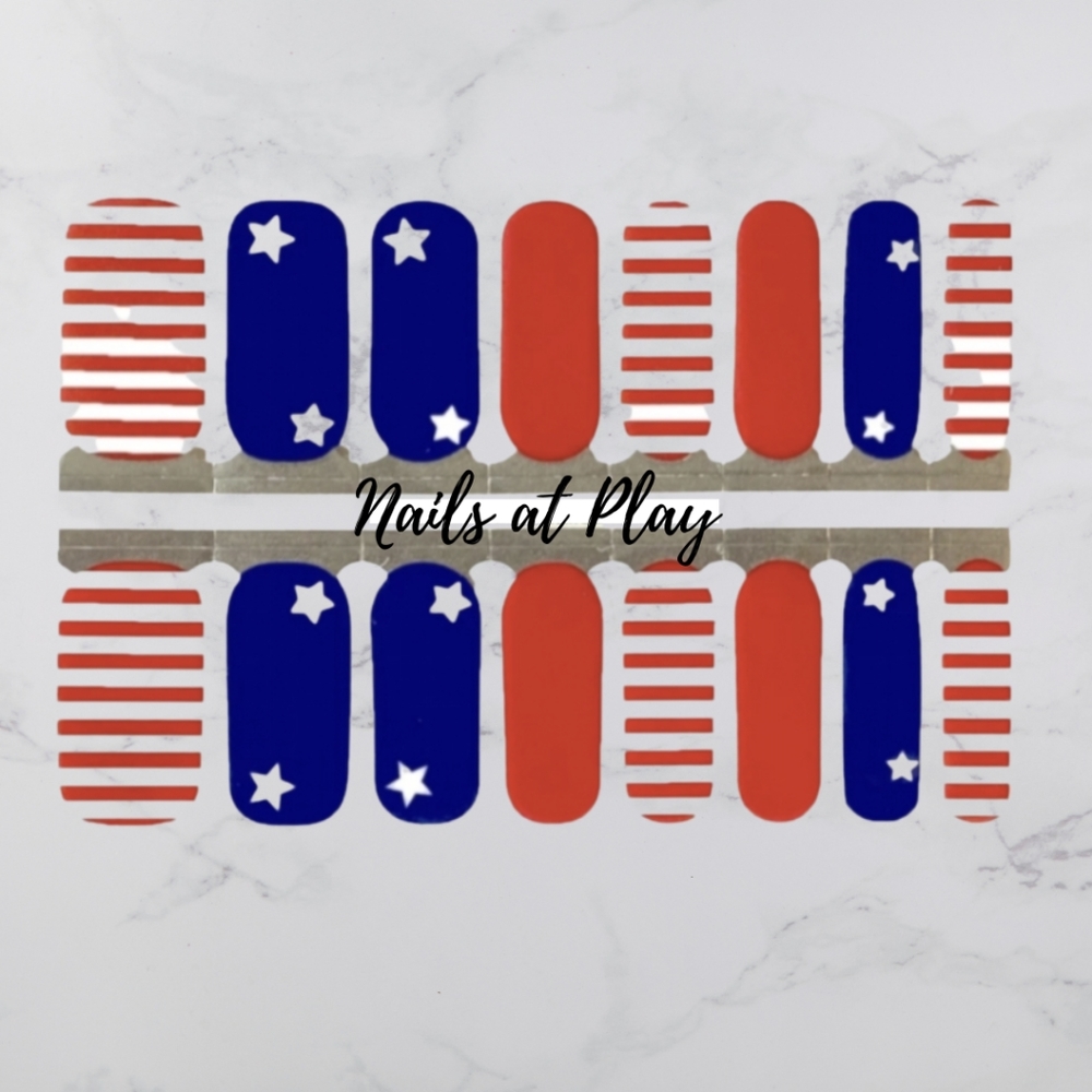 5 for $15 Nail Wraps- Kiss My Texas